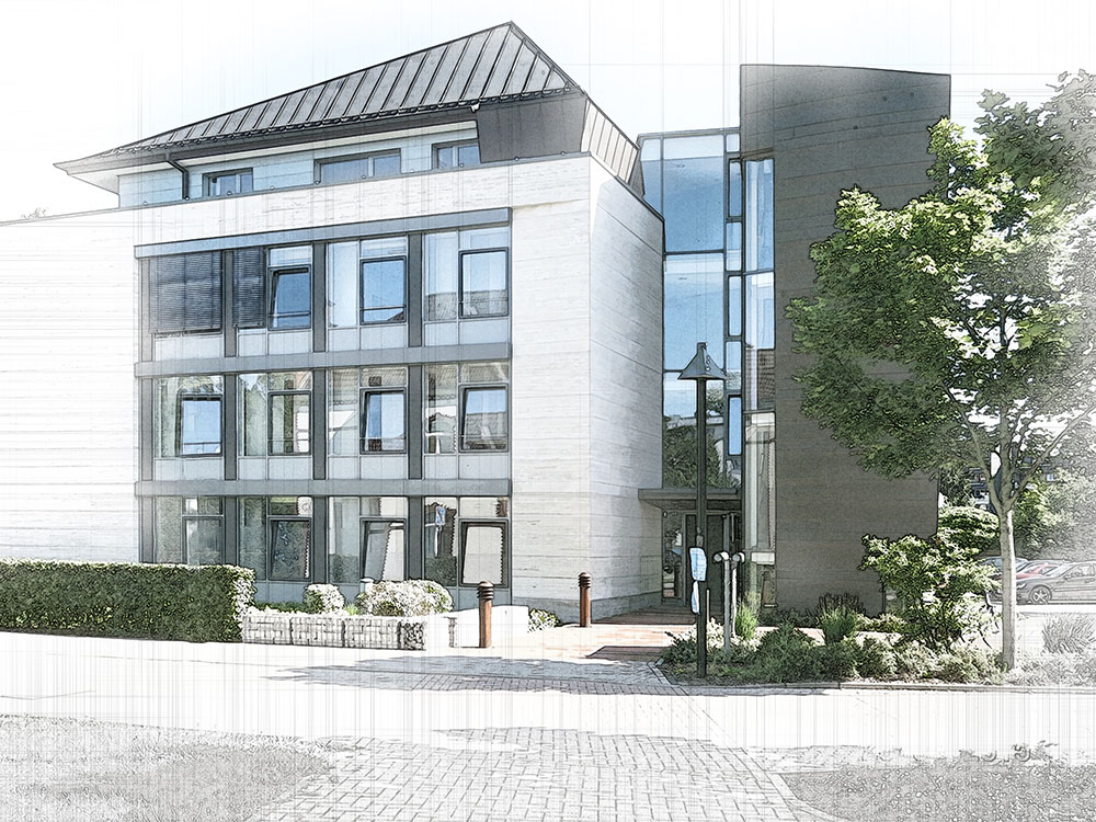 Foto des Praxisgebäudes in der Wehlstrasse in Celle